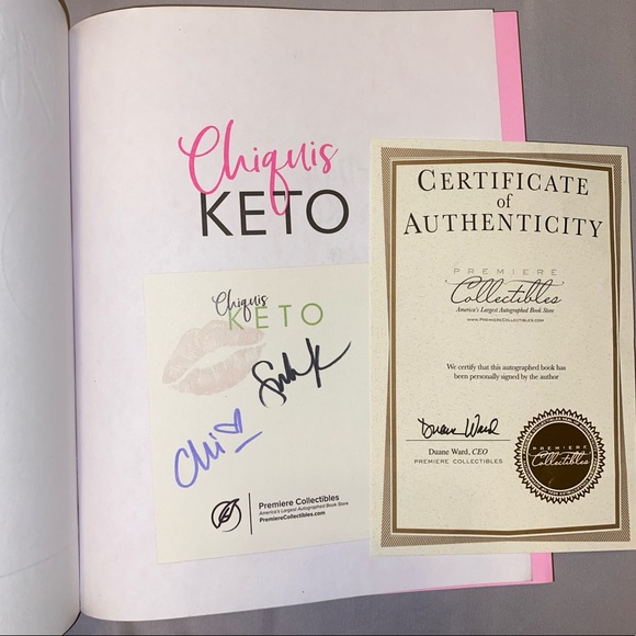 SIGNED Chiquis Keto Recipe Book - Picture 3 of 3